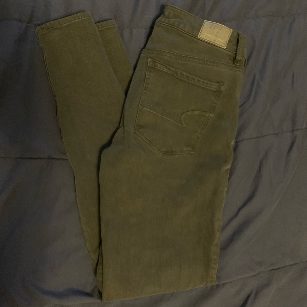 Black AEO Hi-Rise Jegging